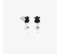Tous - Pendientes De Plata Erma - Negro