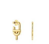 Tous - Pendientes Grandes Con Baño De Oro 18 Kt Sobre Plata Tous Manifesto - Dorado