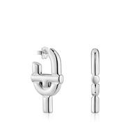 Tous - Pendientes Grandes De Plata Tous Manifesto - Plateado