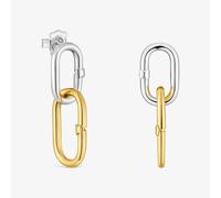 Tous - Pendientes Largos Bicolor Hold Oval - Bicolor