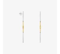 Tous - Pendientes Largos Bicolor Lure - Plateado
