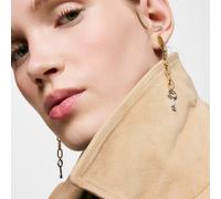 Tous - Pendientes Largos De Acero Bicolor Motivo Llave Tous Charming - Bicolor