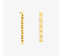 Tous - Pendientes Largos De Acero En Color Dorado Con Motivos Oso Carrusel - Dorado