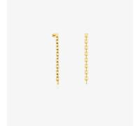 Tous - Pendientes Largos De Acero En Color Dorado Con Motivos Oso Carrusel - Dorado