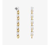 Tous - Pendientes Largos Oso De Acero Bicolor 66 Mm Tous Half Bear - Bicolor
