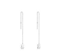 TOUS Pendientes Largos para Mujer de Plata de Primera Ley, Colección Nocturne