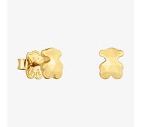 Tous - Pendientes Oso Con Baño De Oro 18 Kt Sobre Plata Icon Metal - Dorado