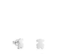 TOUS Pendientes para Mujer con Motivo de Oso de Plata de Primera Ley, 10 mm, Colección Sweet Dolls