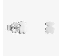 TOUS Pendientes de Plata de Primera Ley para Mujer con Oso de 6mm, Colección Icon Color