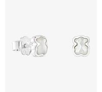 Tous - Pendientes Oso De Plata Y Nácar 6 Mm Icon Color - Blanco