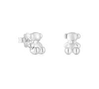 TOUS Pendientes Oso para Mujer de Plata de Primera Ley, 10 mm, Colección Bold Bear