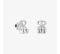 Tous - Pendientes Oso Pequeños De Plata Y Perla Cultivada Bold Bear - Blanco