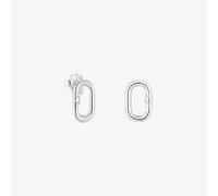 Tous - Pendientes Pequeños De Plata Hold Oval - Plateado
