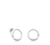 Tous - Pendientes Pequeños De Plata Hold - Plateado