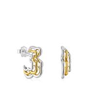 Tous - Pendientes Pequeños Triple Oso Bicolor Bickie - Bicolor