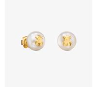 Tous - Pendientes Perla Cultivada Motivo Oso De Oro Tous Bear - Blanco