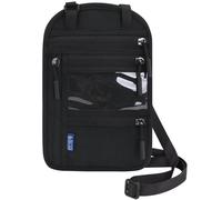 Tous Portadocumentos Viaje de Cuello, Múltiples Compartimentos Portadocumentos Viaje de Cuello, Pasaporte con Correa de Cuellos Ajustable y Protección RFID, para Pasaporte, Tarjeta de Crédito Monedas