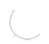 Tous - Pulsera Cadena Barbada De Plata Bold Bear - Plateado