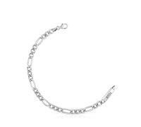 Tous - Pulsera Cadena Barbada De Plata Tous Man - Plateado