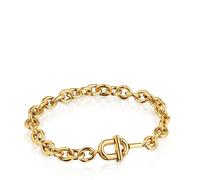 Tous - Pulsera Cadena Con Baño De Oro 18 Kt Sobre Plata Tous Manifesto - Dorado