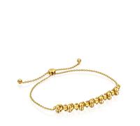 Tous - Pulsera Cadena Con Baño De Oro 18 Kt Sobre Plata Y Detalle Bold Bear - Dorado