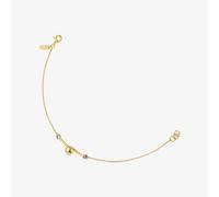 Tous - Pulsera Cadena Con Baño De Oro 18 Kt Sobre Plata Y Gemas Lio - Multi