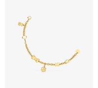 Tous - Pulsera Cadena De Acero Dorado Y Motivos Tous Charming - Dorado