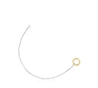 Tous - Pulsera Cadena De Acero Y Anilla De Oro Hold - Bicolor