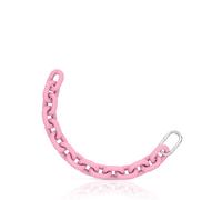 Tous - Pulsera Cadena De Acetato En Color Rosa Y Anilla De Plata Hold Oval - Rosa