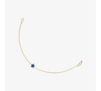 Tous - Pulsera Cadena De Oro 14 Kt Y Lapislázuli Xxs - Azul