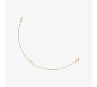 Tous - Pulsera Cadena De Oro 14 Kt Y Nácar Xxs - Blanco