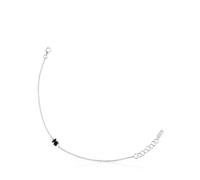 Tous - Pulsera Cadena De Plata Y Motivo Oso En Ónix 6 Mm Icon Color - Negro