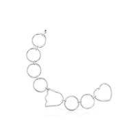 Tous - Pulsera Cadena De Plata Y Motivos Straight - Plateado