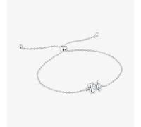 Tous - Pulsera Cadena Motivo Oso De Plata Y Cuarzo Cristal De Roca Color Bear - Transparente