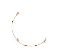 Tous - Pulsera Con Baño De Oro Rosa 18 Kt Sobre Plata Y Gemas Y Perla Cultivada Super Power - Multi