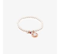 Tous - Pulsera Con Baño De Oro Rosa 18 Kt Sobre Plata Y Perlas Cultivadas, Nácar Y Rubí Tratado Camille - Blanco