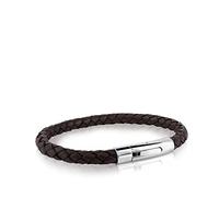 TOUS Pulsera de Cuero para Hombre, 17cm de Largo, Colección Man