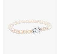 Tous - Pulsera De Perlas Y Motivo Oso De Plata Sweet Dolls - Blanco