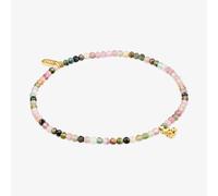 Tous - Pulsera Elástica Con Baño De Oro 18 Kt Sobre Plata Y Turmalinas Bold Bear - Multi
