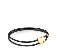 Tous - Pulsera Elástica Negra Sweet Dolls - Dorado
