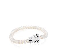 Tous - Pulsera Niña De Perlas Y Plata Sweet Dolls - Blanco