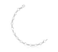 TOUS Pulsera para Mujer de Plata de Primera Ley, Colección Mini Icons