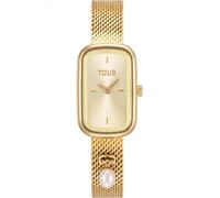 Tous - Reloj Analógico Con Brazalete De Acero Dorado Y Perla Cultivada T-Band Club - Único