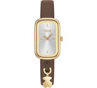 Tous - Reloj Analógico Con Correa De Piel Marrón T-Band Club - Único