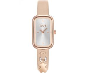 TOUS Reloj 3000155400 T-Band Club Acero y Piel