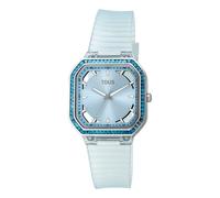 Tous - Reloj Analógico Celeste De Acero Con Zirconitas Gleam Fresh - Plateado