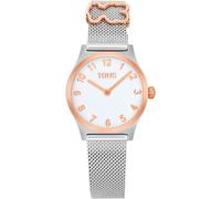 Tous - Reloj Analógico Con Brazalete De Acero Con Motivo, Acero Rosado Y Esfera De Nácar Con Motivos Epic Icon Kdt - Plateado - Dorado Rosado