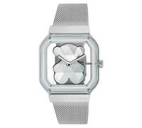 TOUS Reloj analógico con Brazalete de Acero D-Bear Party (Plata)