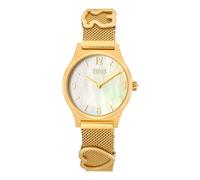 Tous - Reloj Analógico Con Brazalete De Acero Ipg Dorado Y Esfera De Nácar Epic Icon Mesh - Dorado