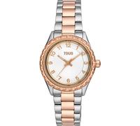 Tous - Reloj Analógico Con Brazalete De Acero Y Acero Iprg Rosado Tous T-Bear Kdt - Plateado - Dorado Rosado